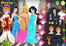 Juego de Vestir Princesas Disney
