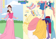 Juego de Vestir Princesas Disney